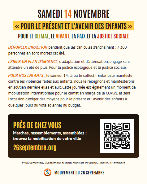 Flyer du 14 novembre, verso — Couleur